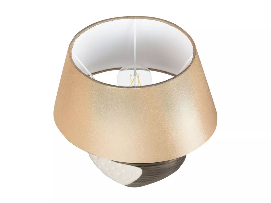 Lampe à poser ESLA Porcelaine Beige