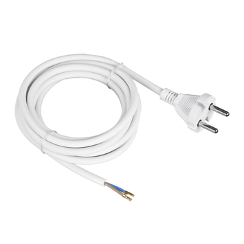 Handson aansluitsnoer wit 2x1.5 mm 2,5 meter