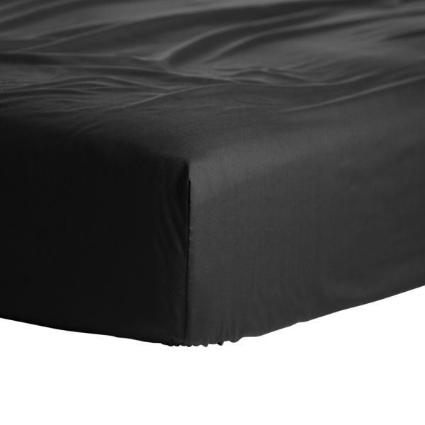 Cinderella Weekend Hoeslaken Katoen - 120 x 200 cm - Black