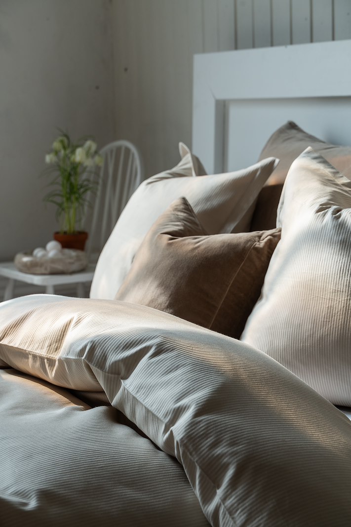 Turistripa sengesett Beige 200x220 cm