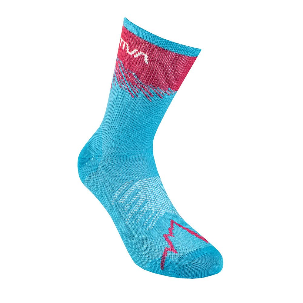 La Sportiva SKY - Chaussettes malibu blue/hibiscus