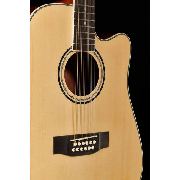 Harley Benton HBD200-12NT 12-String Westerngitarre mit Cutaway