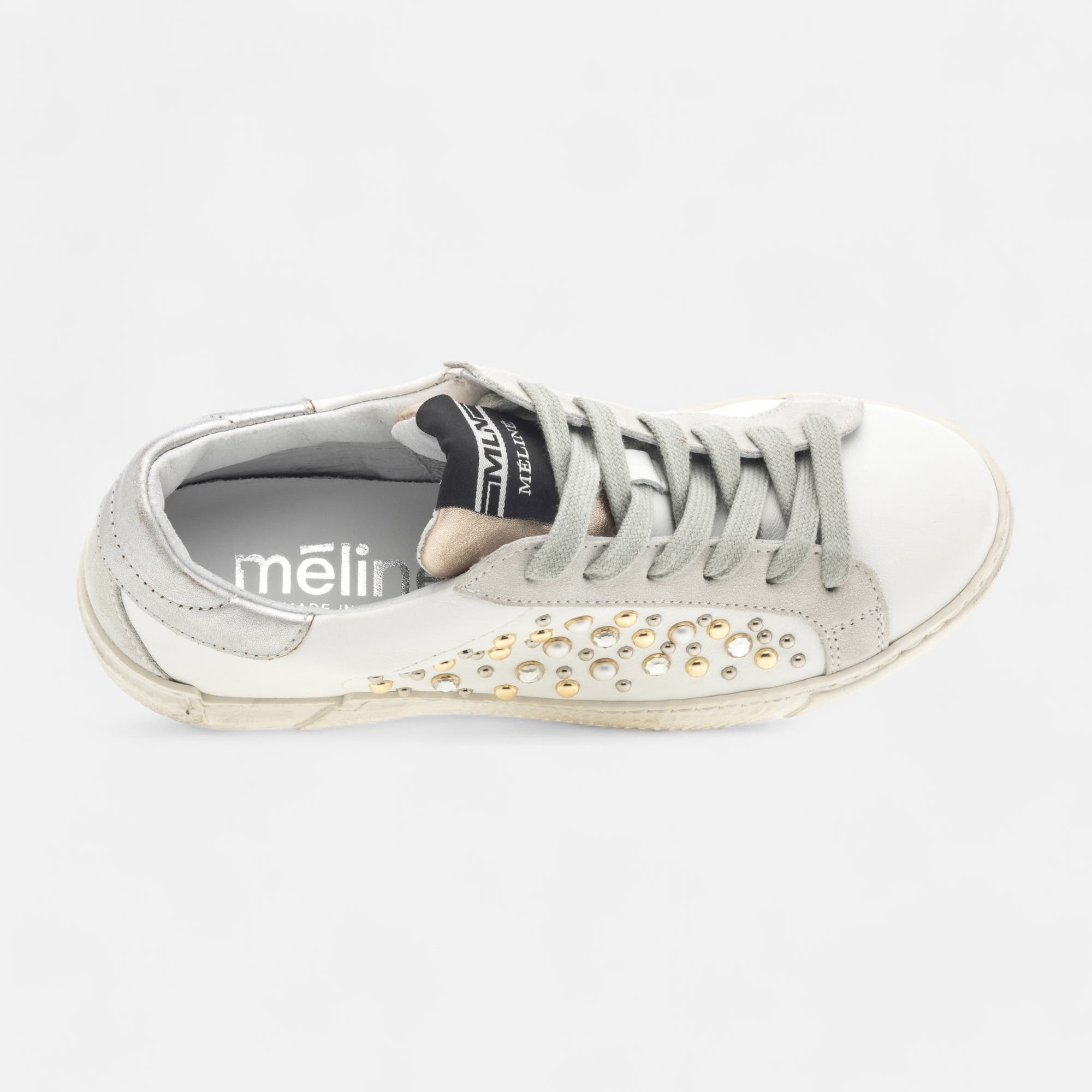 Baskets basses Femme en cuir blanc