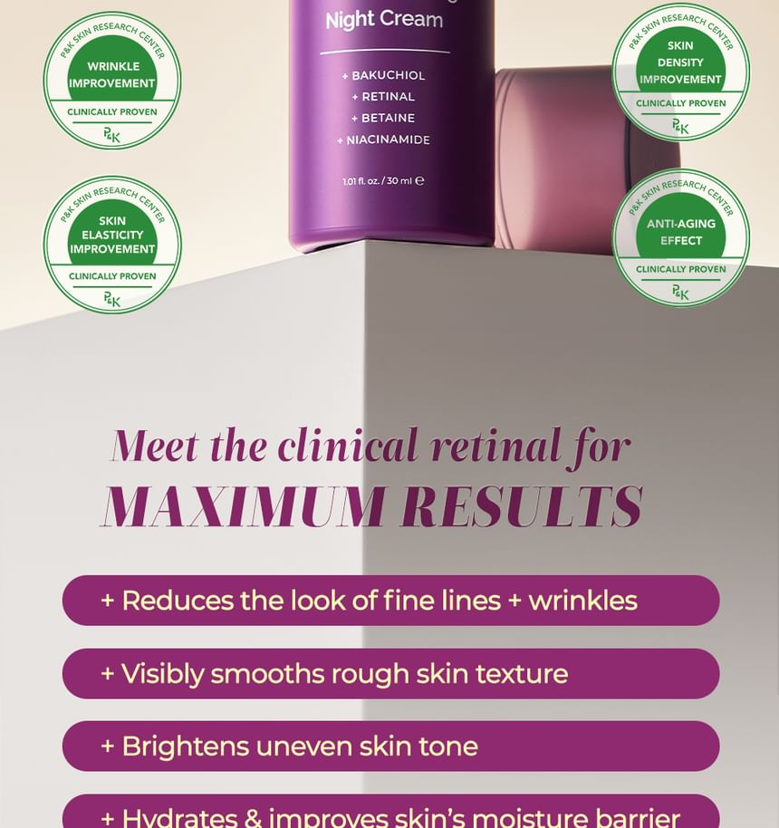 MOTHER MADE - Retinal+Bakuchiol Jeugdactiverende Nachtcrème
