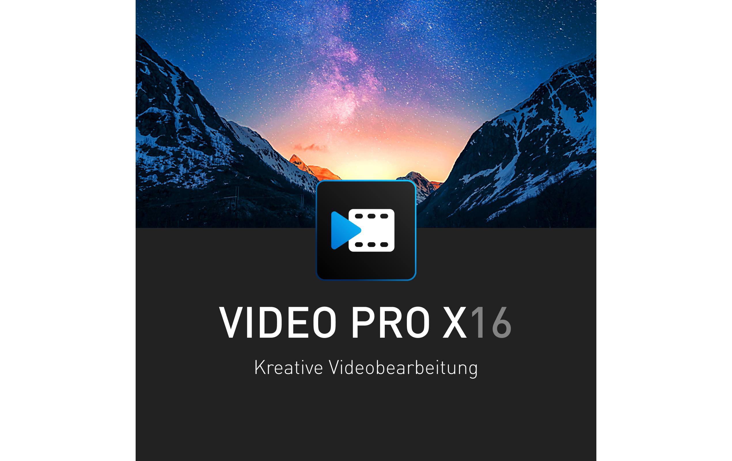 Video Pro X16 ESD, Vollversion<br>Produziere hochwertige Videos – Schnell und einfach