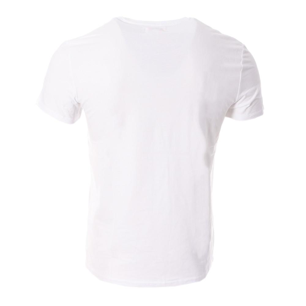 Lee Cooper T-shirt Blanc Homme Lee Cooper Oxime