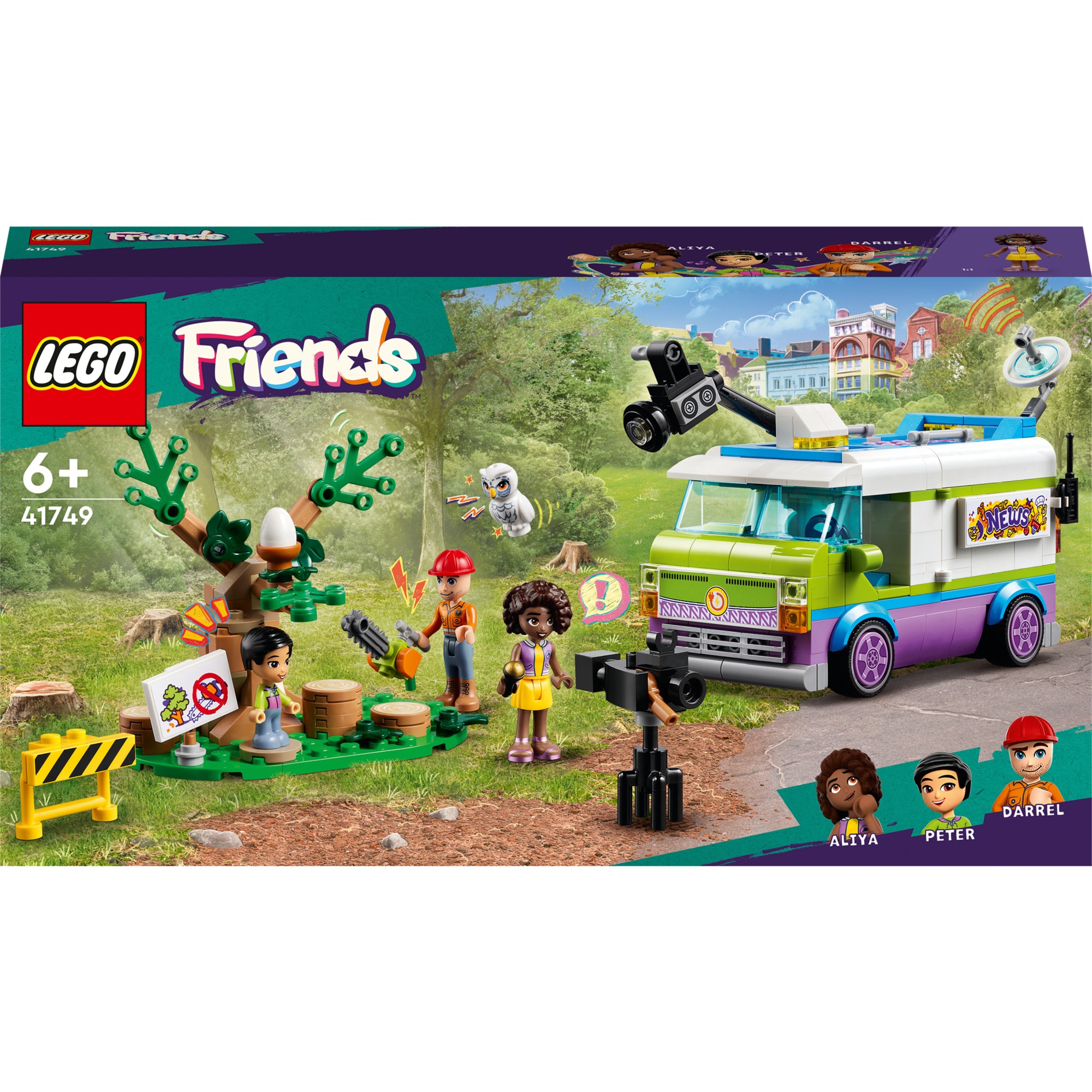 LEGO Konstruktionsspielzeug Friends Nachrichtenwagen