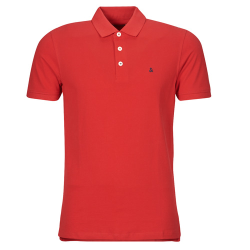Jack & Jones - JJEPAULOS POLO SS - Rouge