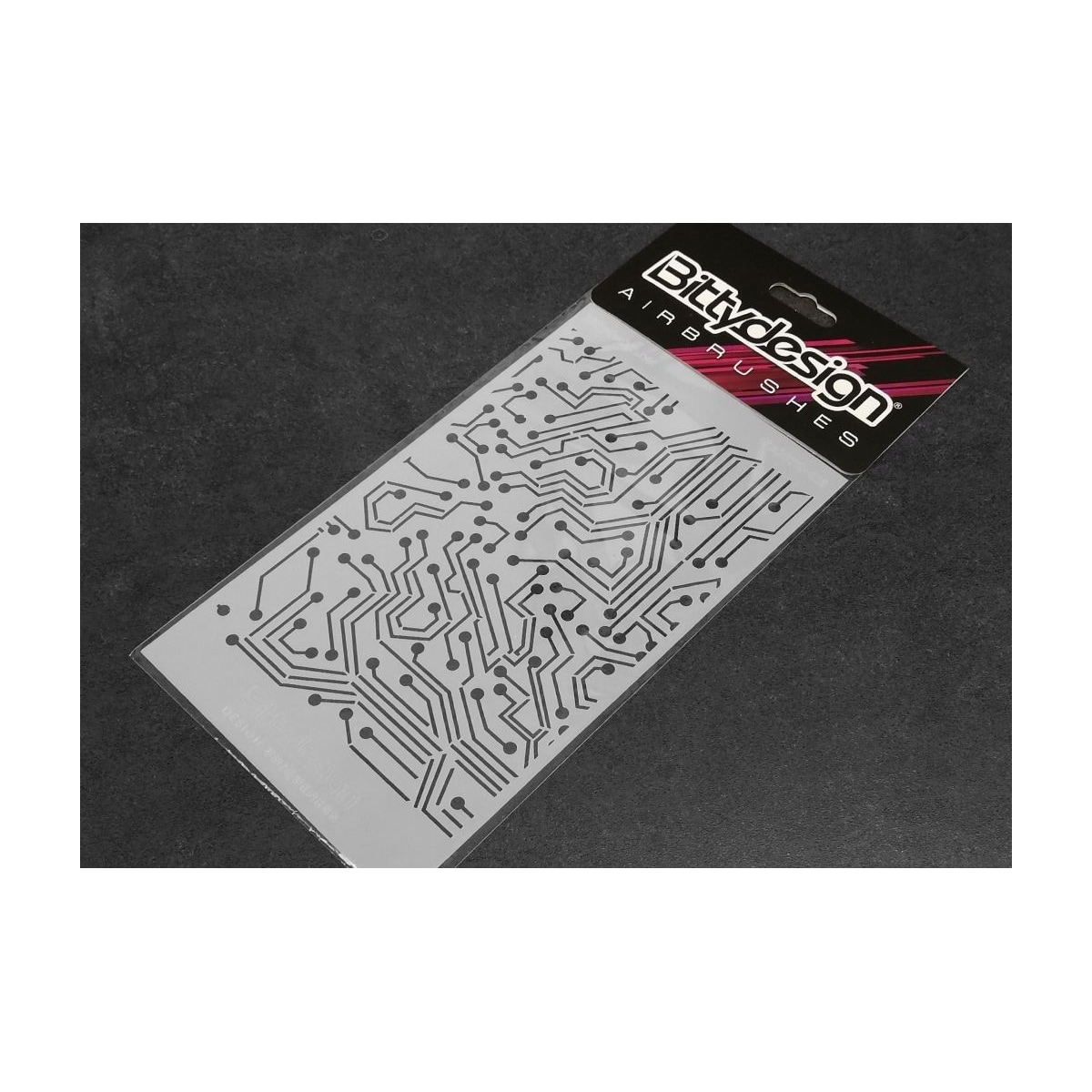 Bittydesign Stensil - Electronic Circuit