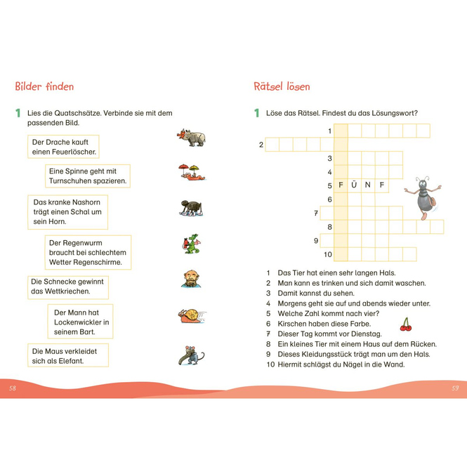 Fit fürs Lesen und Schreiben - Mein Übungsheft - 1.Klasse