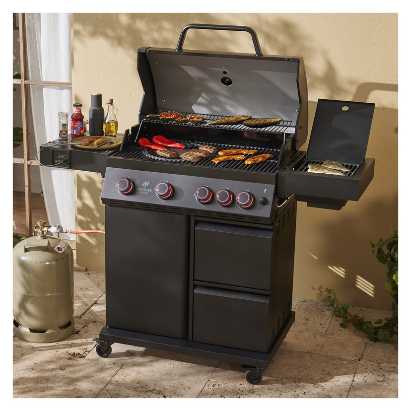 Gassgrill 76x41 cm