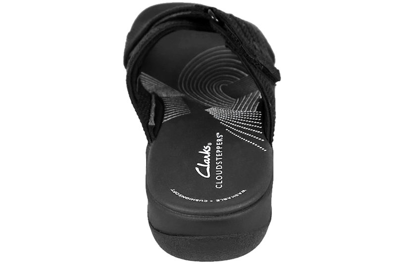 CLARKS ARLA WAVE SLENTERS I SORT TEKSTIL
