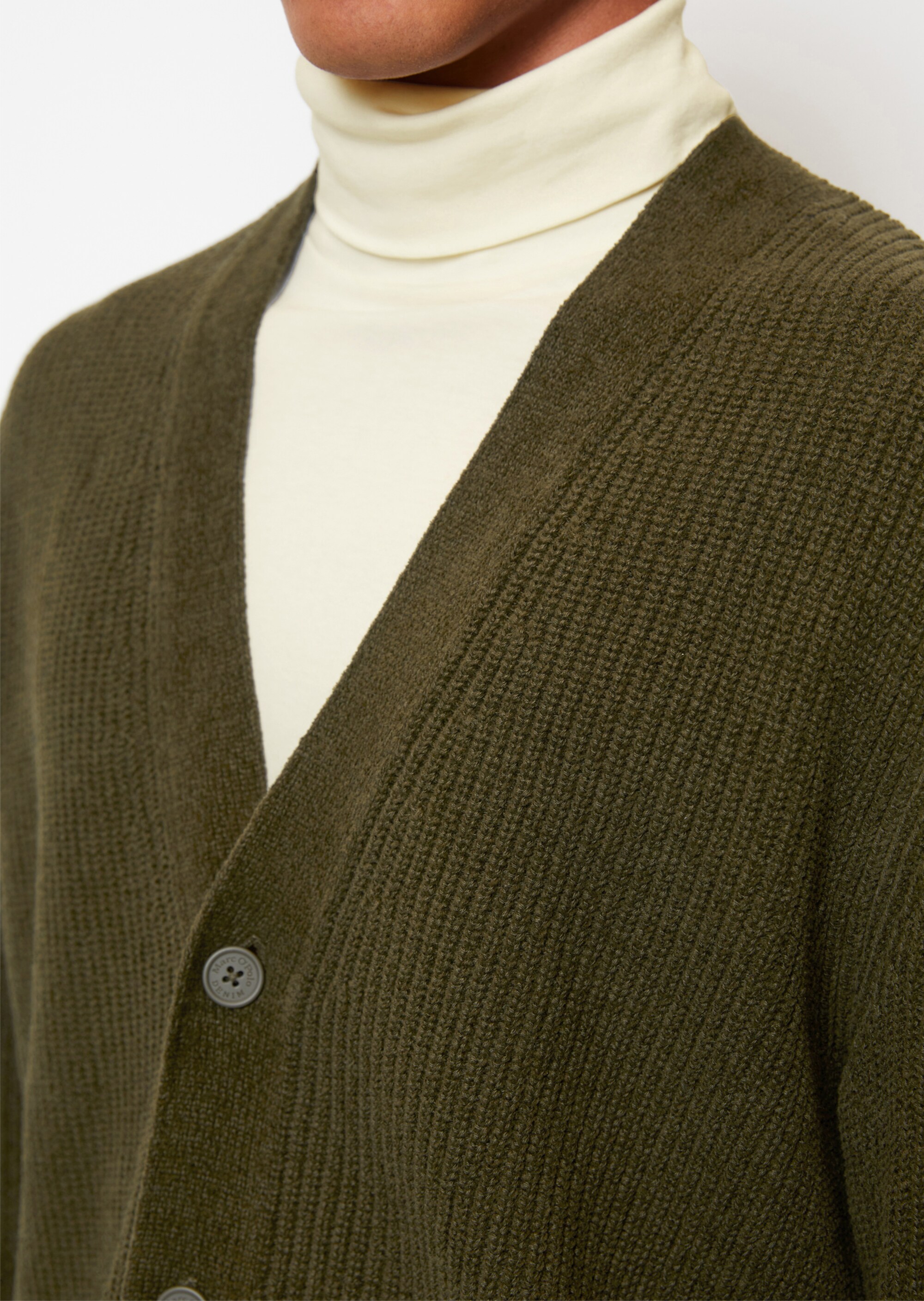 Strickjacke relaxed aus Bio-Baumwolle
