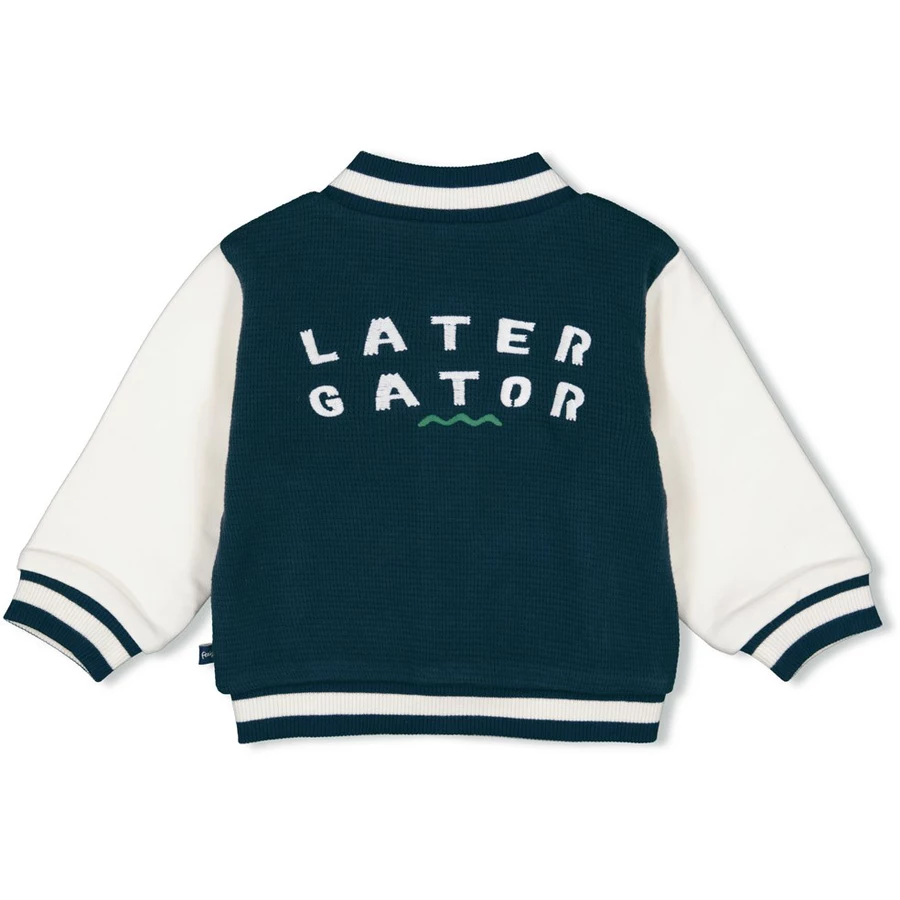 Feetje Wende-Bomberjacke Later Gator Marine