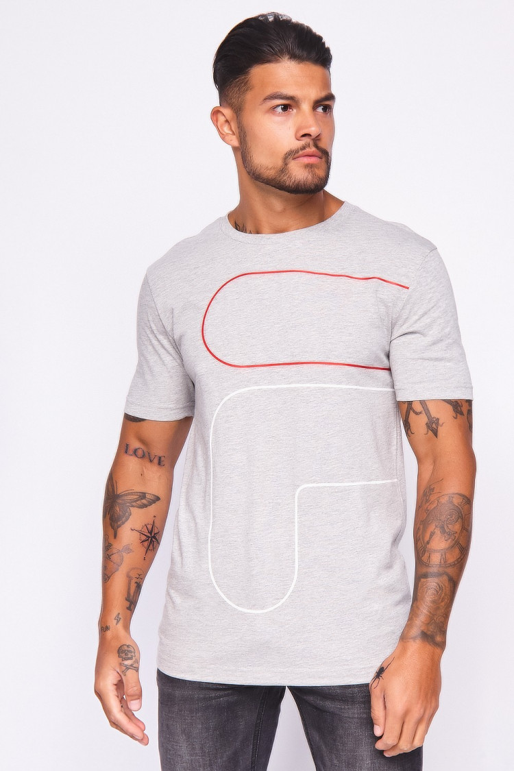 T-shirt gris Francis Fila / 687134