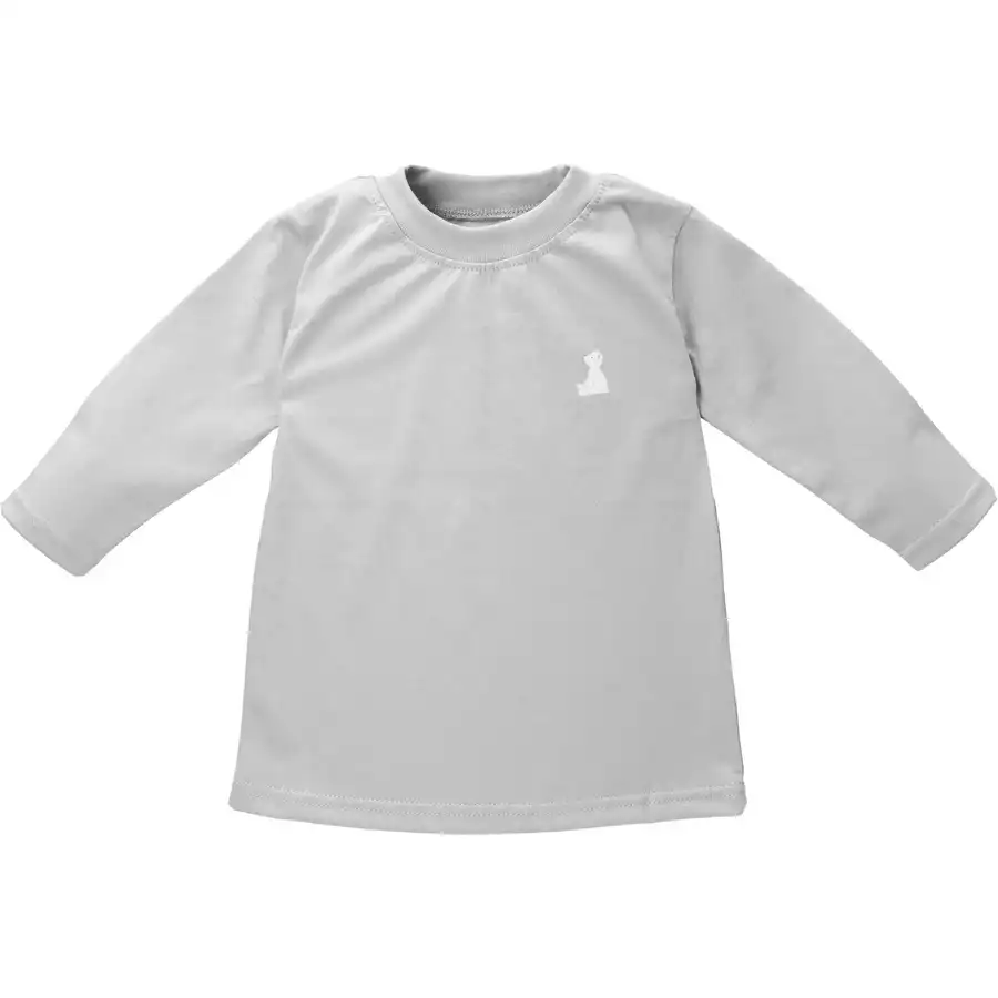 Baby Sweets Shirt Langarm Bruno, der Eisbär by Maria König hellgrau