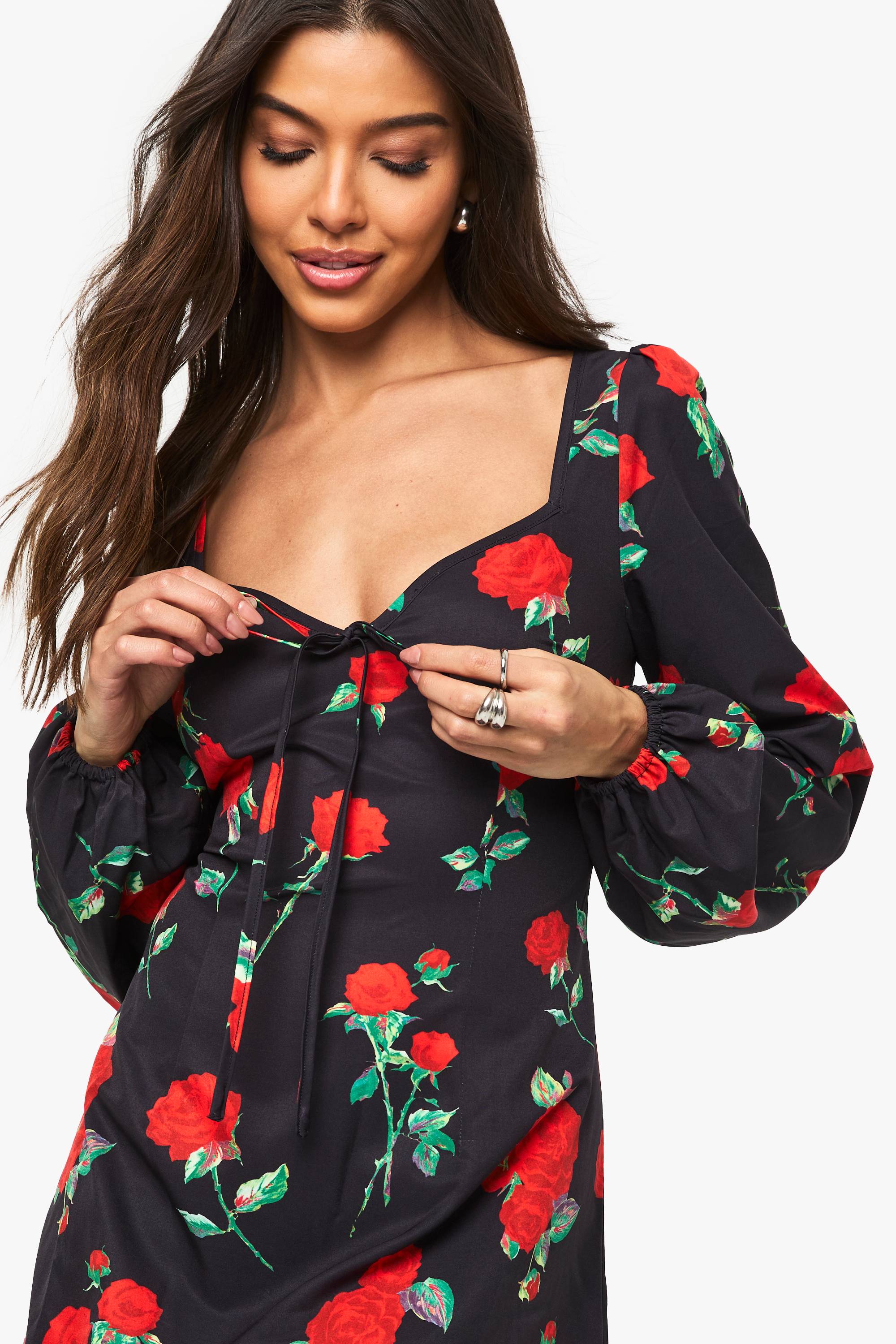 boohoo Robe mini laitière florale