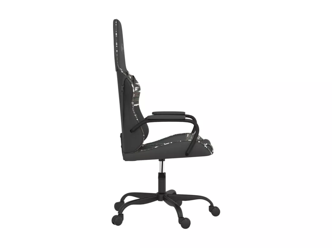 Chaise de jeu de massage Noir et camouflage Similicuir