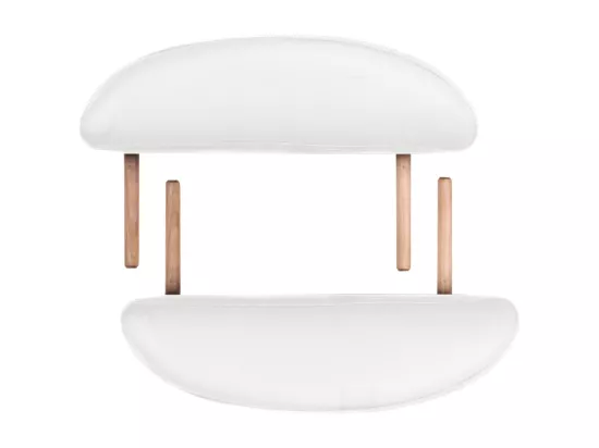 Table de massage pliable blanche 194 x 70 x 65 cm 02_0001840