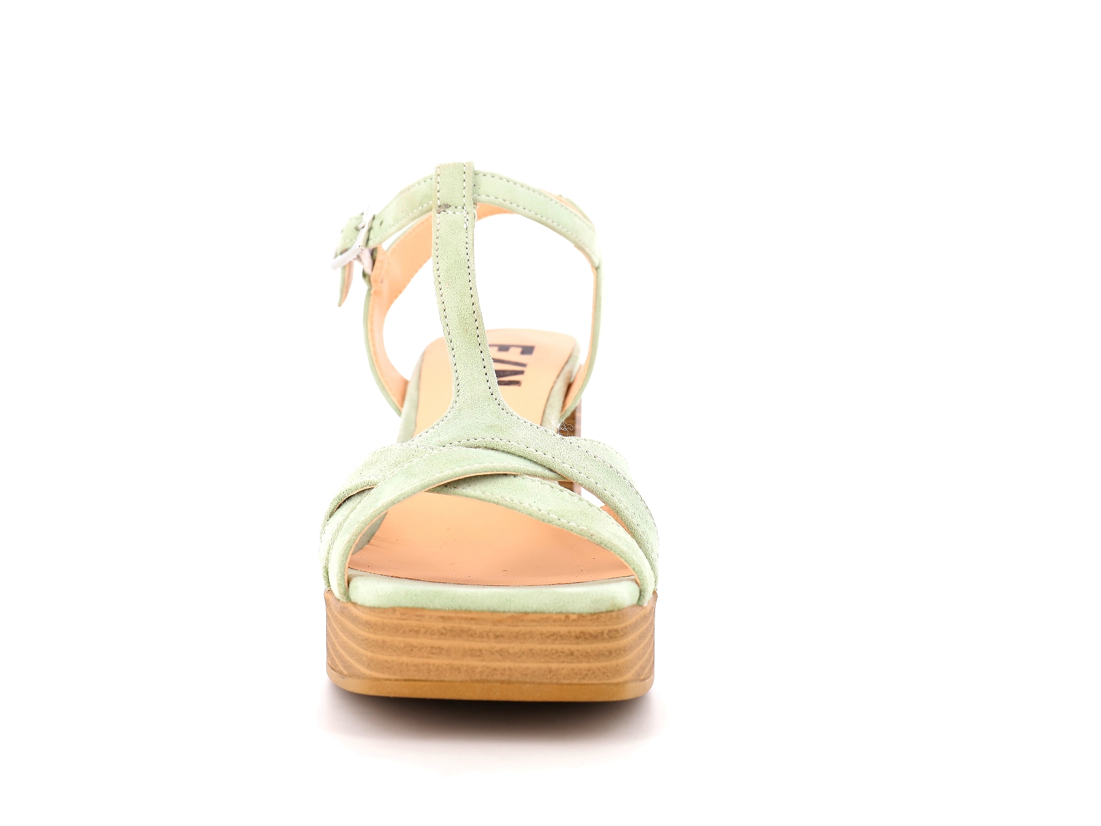 Elue par nous-A51292 Nubuck Vert Clair