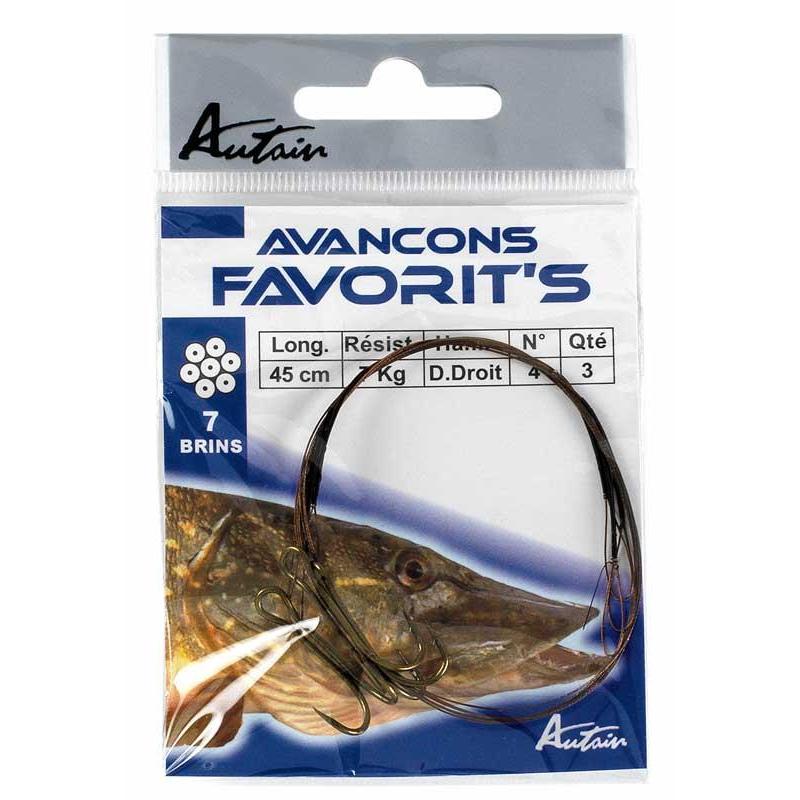 Hamecon Monte Double Droit Autain Favorit's 45Cm - Par 3