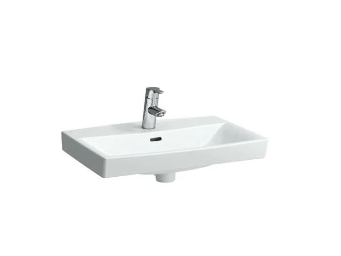 Laufen PRO-N håndvask 60 x 42 cm med central hanehul. Monteres på enten 240/260 mm bæring eller boltemontering.