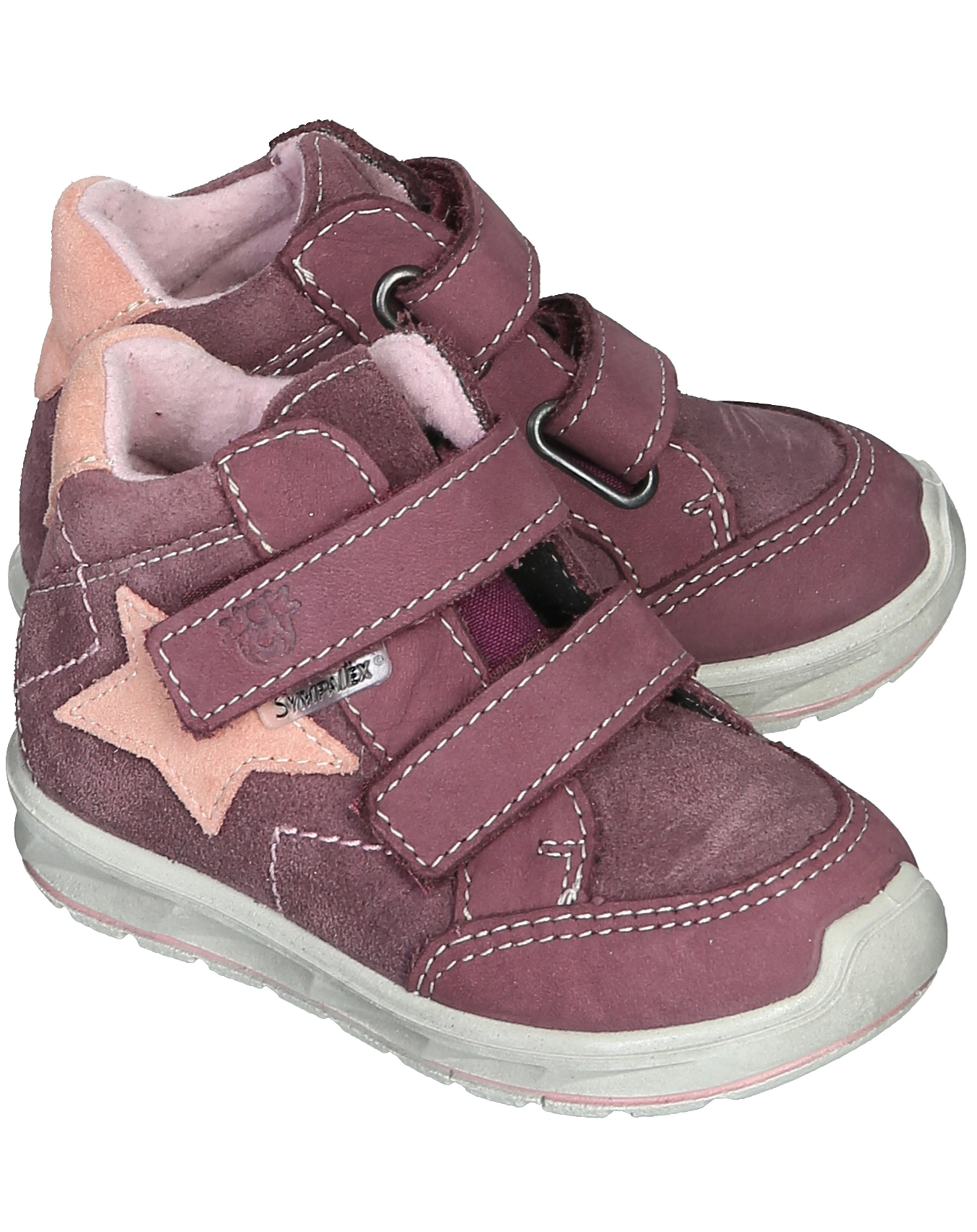 Klettschuhe KIMI in pflaume