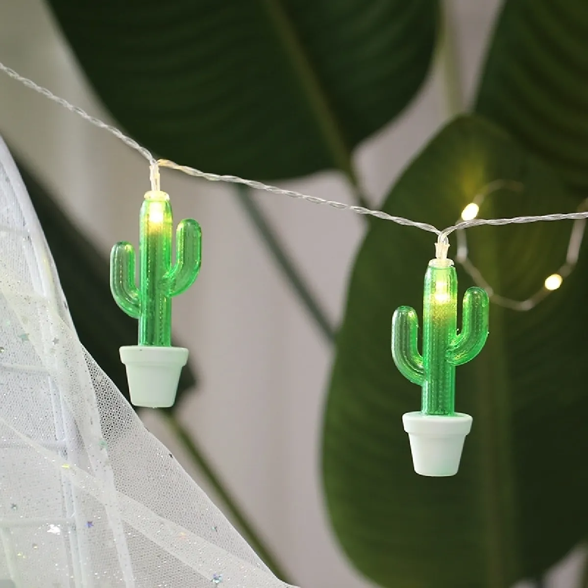 Wewoo Guirlande LED 3m - Cactus