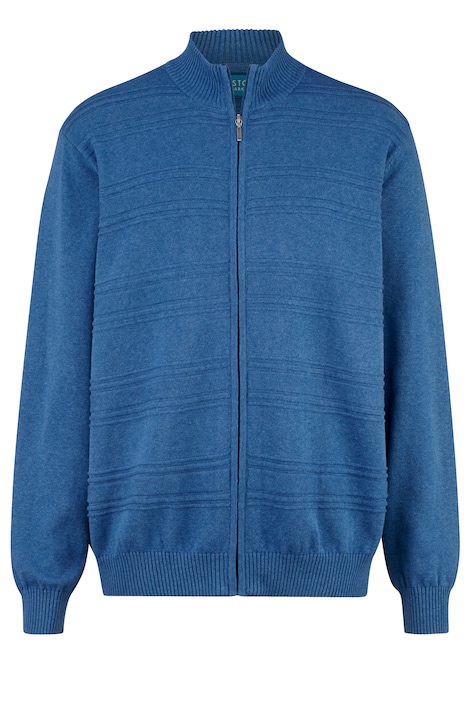 Boston Park Strickjacke, Stehkragen, Strukturringel, bis 72/74