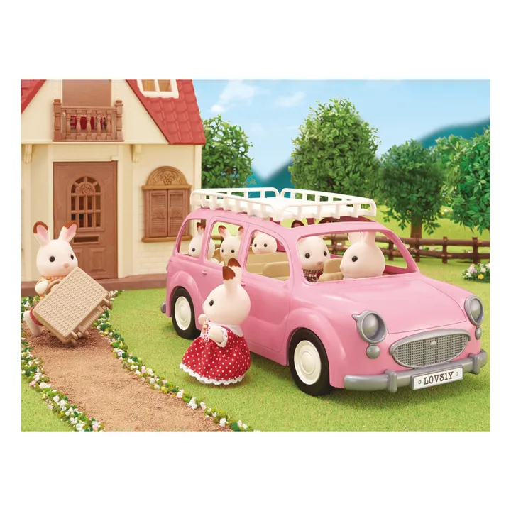 Sylvanian Families Le monospace rose et set de pique-nique