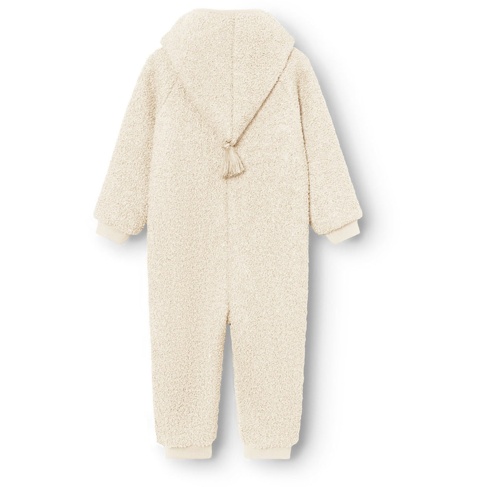 Køb Mini A ture Angora Cream Matadel Teddyfleece Jumpsuit. GRS