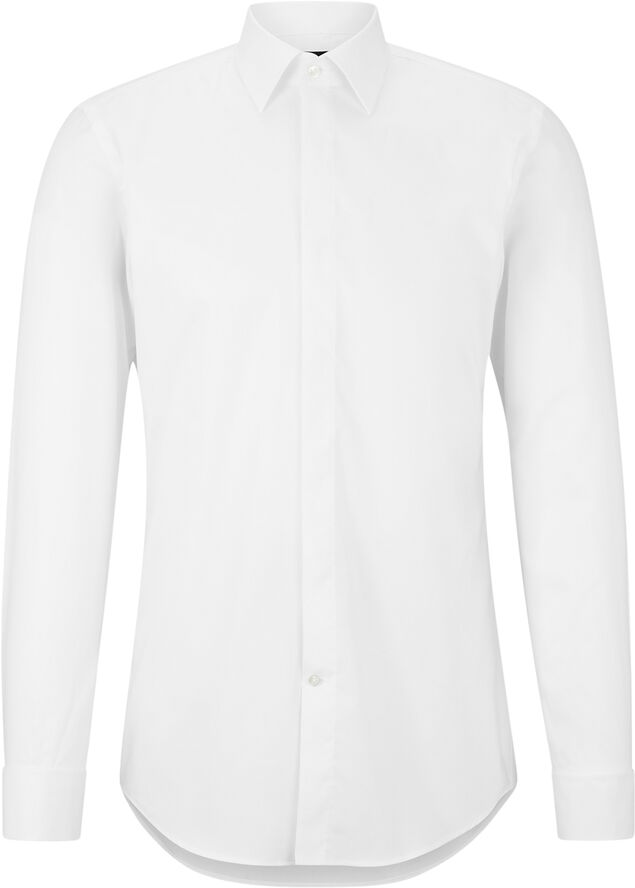 BOSS BOSS Men Business Clothing Shirts Hvid
