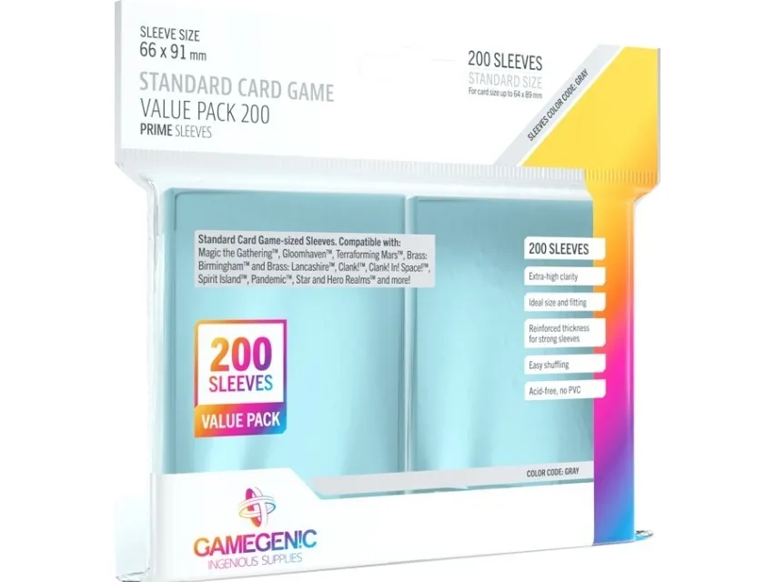GameGenic Value Pack Standard Sleeves