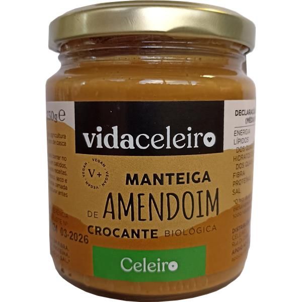 Manteiga De Amendoim Crocante Bio