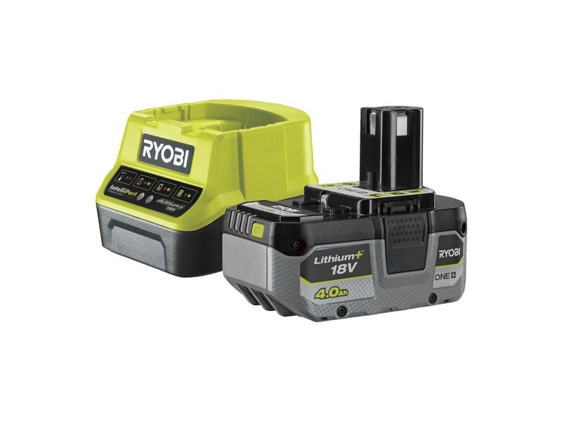RYOBI Akku-Starterset RC18120-140X, 4.0 Ah 18 V, inkl. 1 x 4.0 Ah Akku und Ladegerät