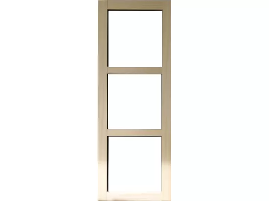 Porte Coulissante Bois Ayous Vitrage Transparent H204 X L73 Gd Menuiseries