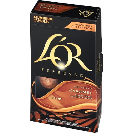 Caramel kaffekapsler m. karamelsmag