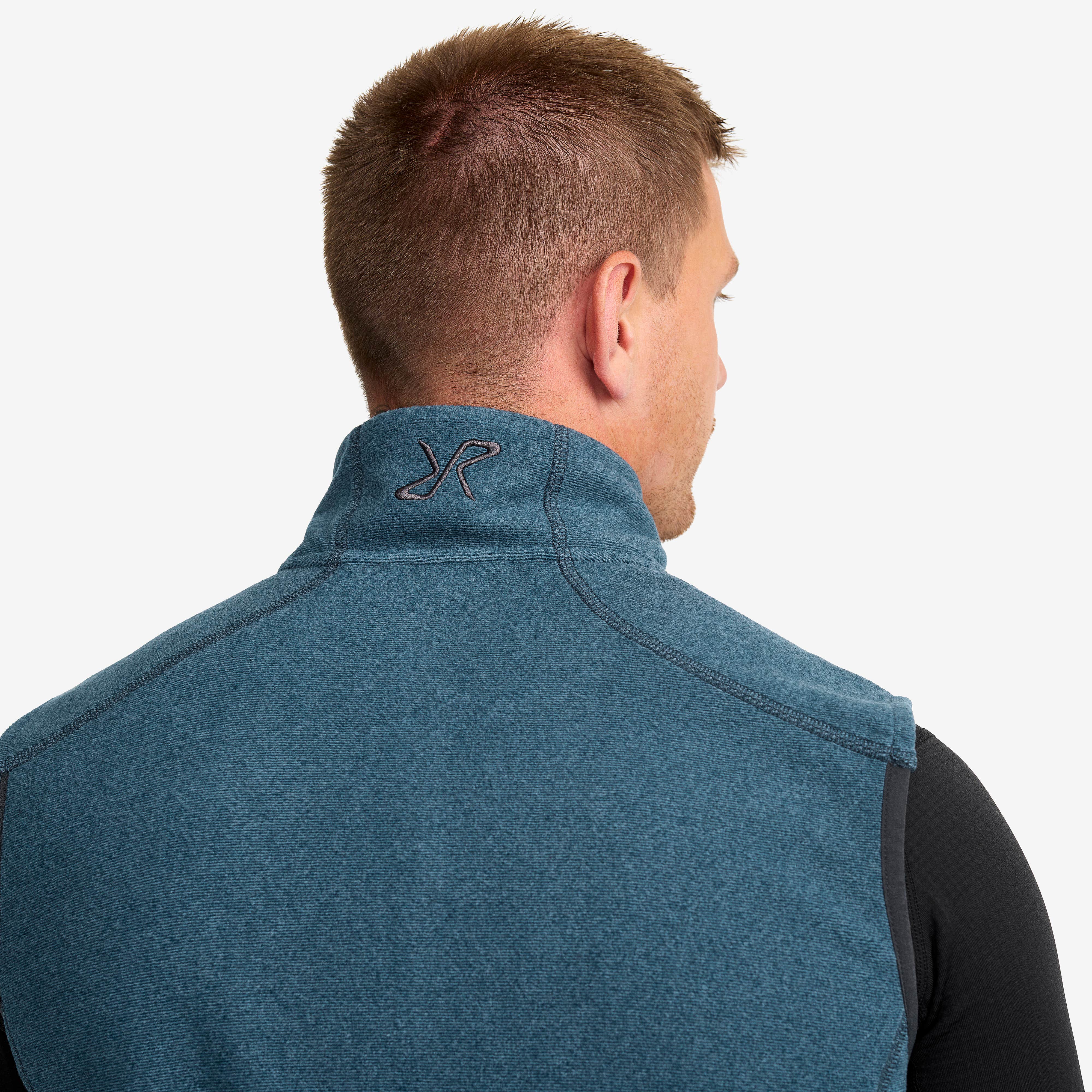 Essential Fleece Vest Herre Moonlit Ocean