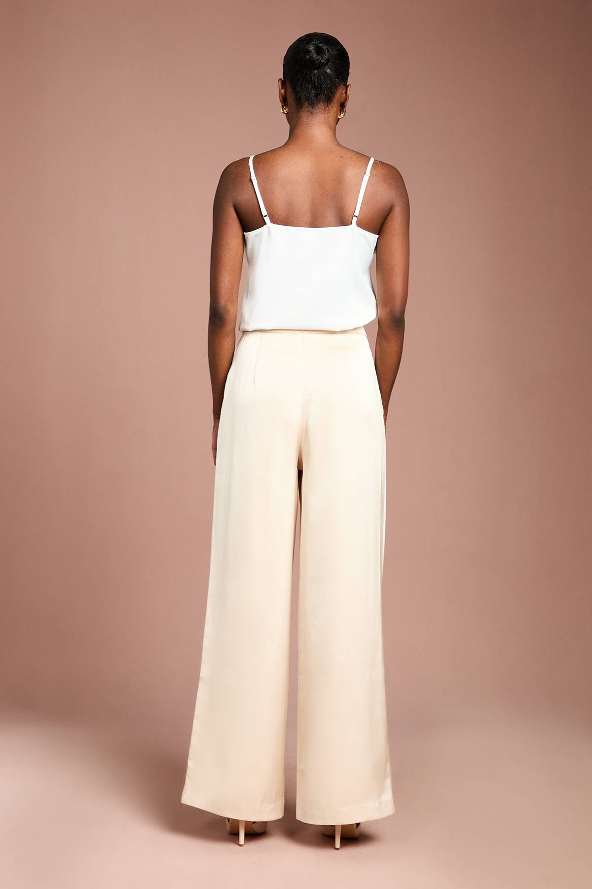 Coast Pantalon Évasé en Satin