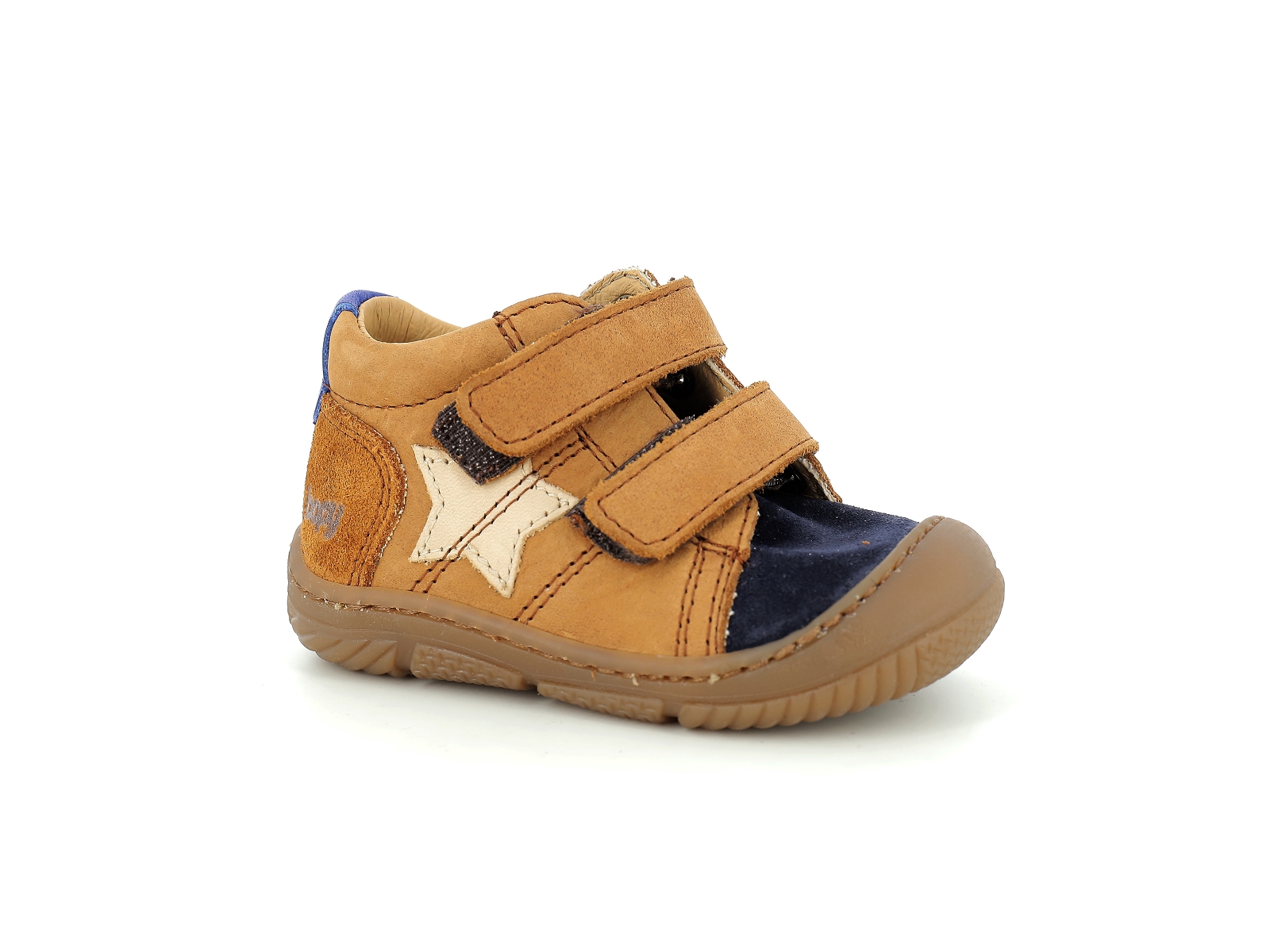 Bopy-JAMAVEL Cuir Marron Bleu