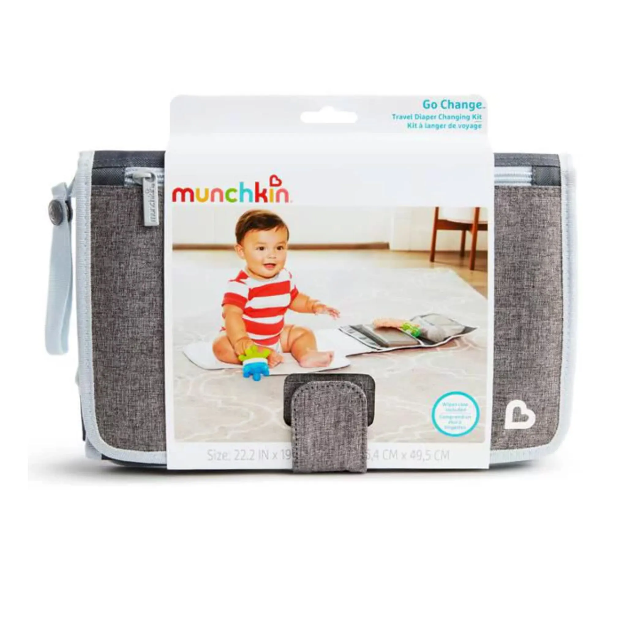 Munchkin Sac à Langer de Voyage - Gris