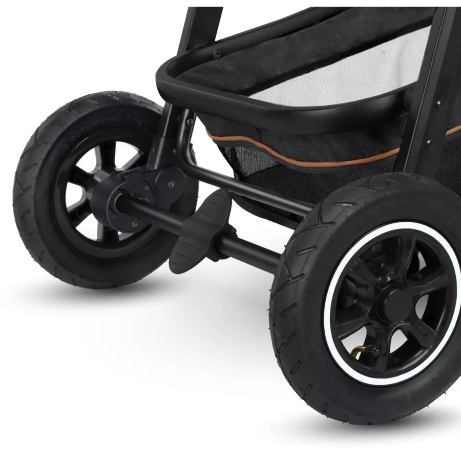 lionelo Kombikinderwagen Amber 2-in-1 Grey Graphite