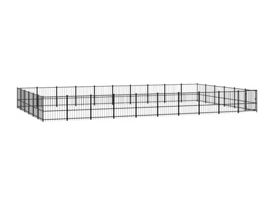 Chenil cage enclos pac noire 970 x 582 x 100 cm 02_0041864