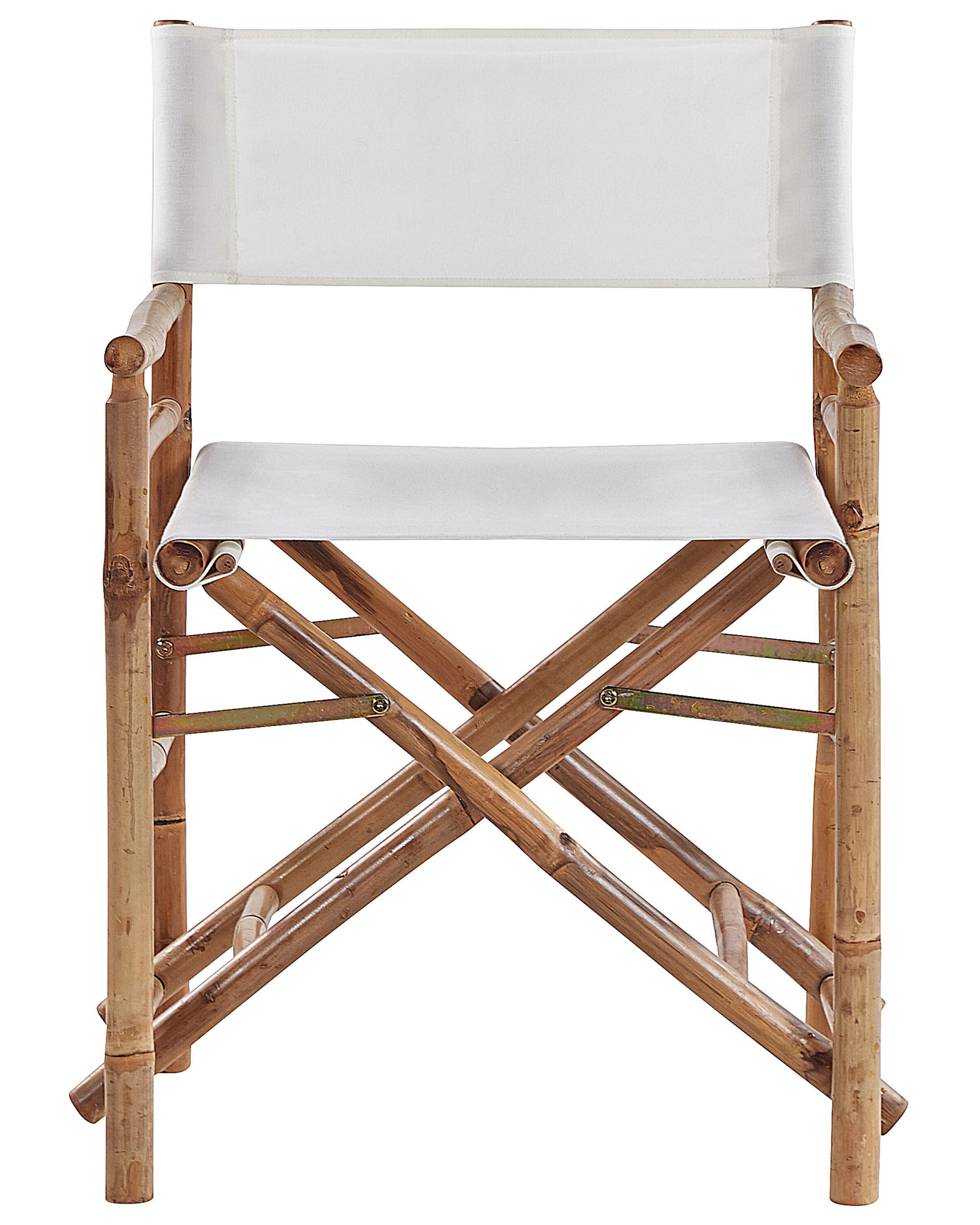 Set van 2 tuinstoelen MOLISE Bamboehout Bruin