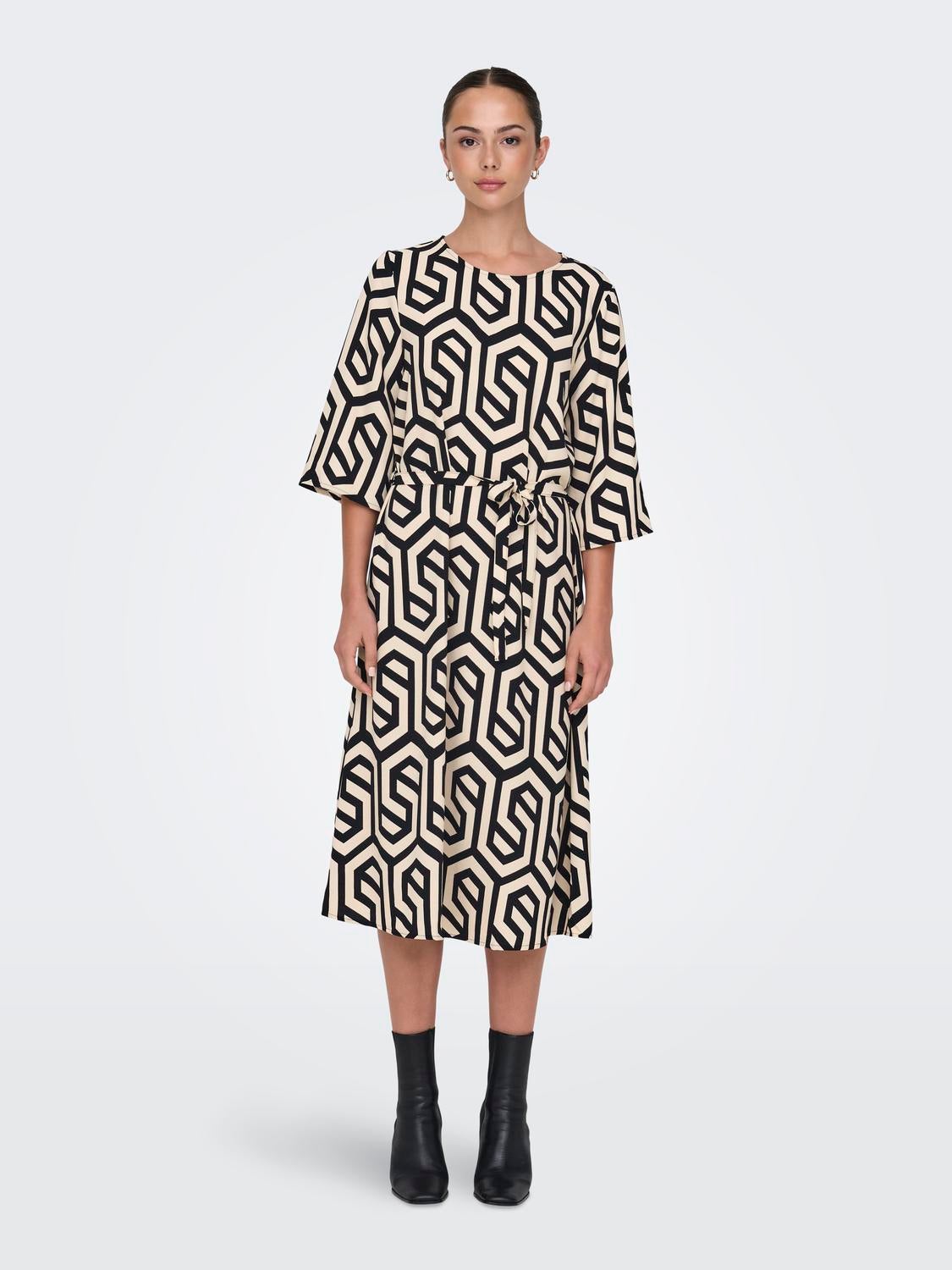 JDYSEFA Midikleid Eggnog