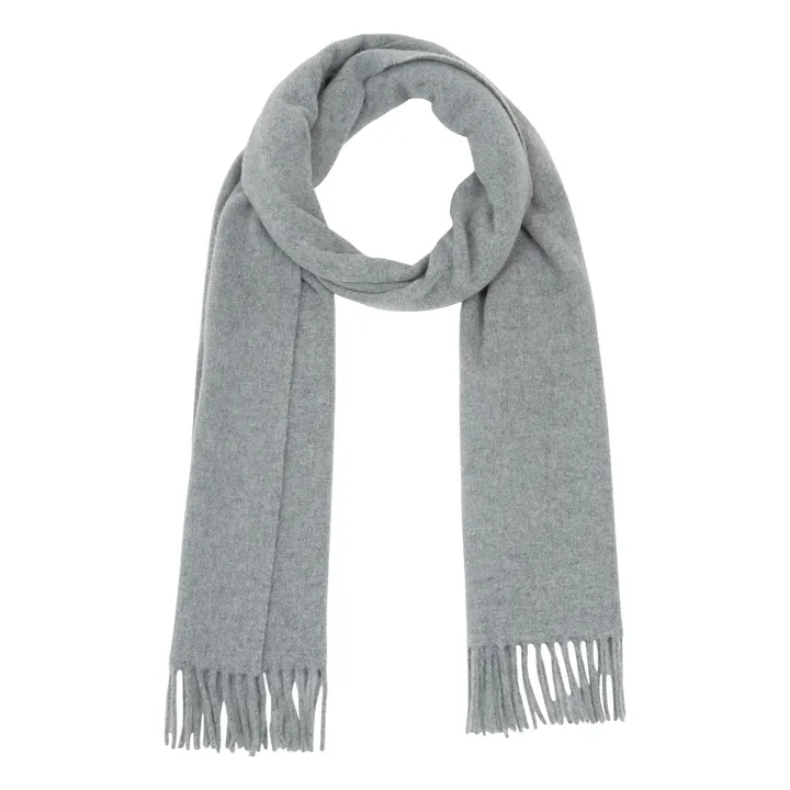 A.P.C. Echarpe Ambroise Brodée Laine | Gris chiné