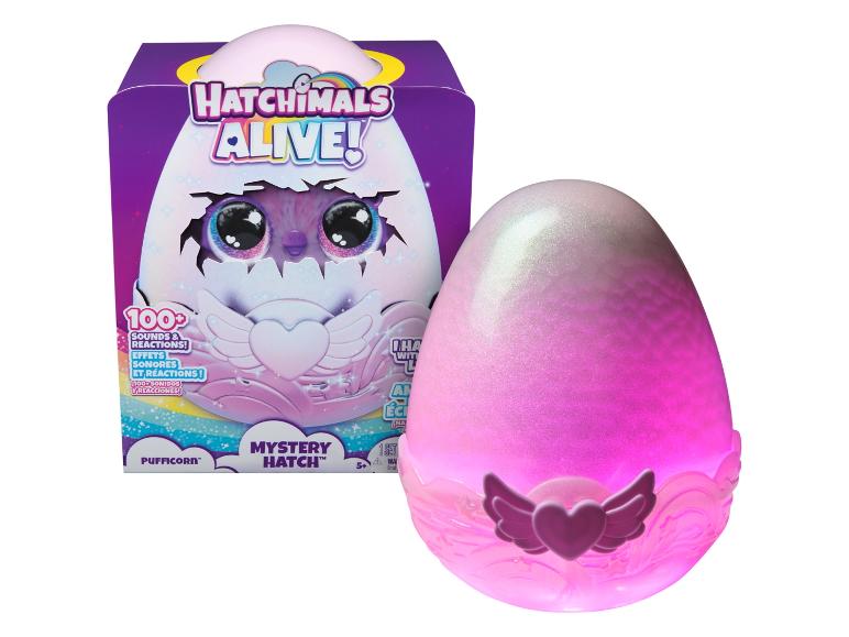Hatchimals Big Egg - Alive - Secret Hatch Pufficorn