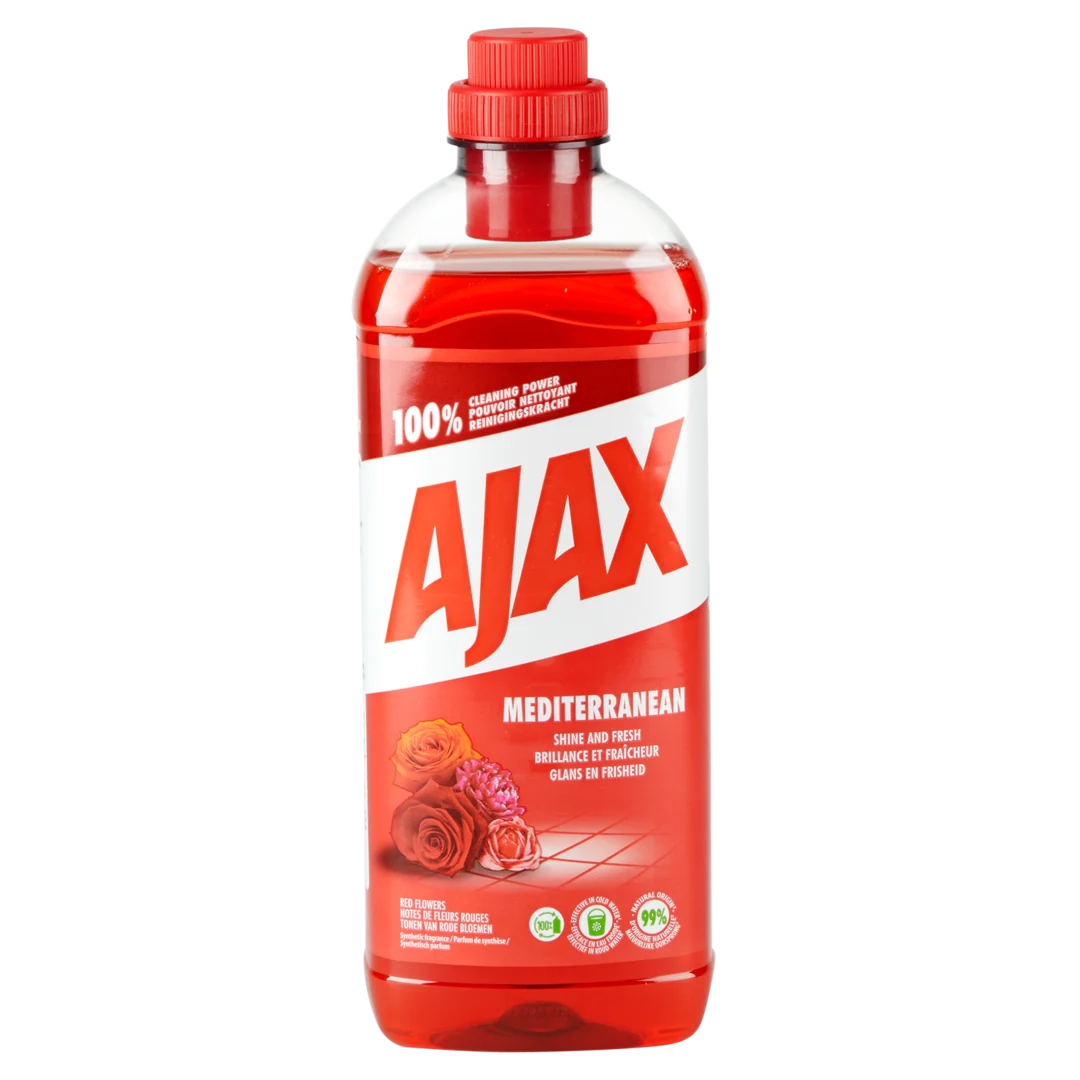 Ajax allesreiniger Mediterranean Red Flowers 1 liter
