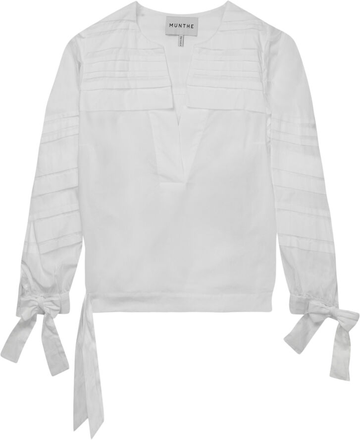 MUNTHE KAGGA Organic Cotton Blouse White