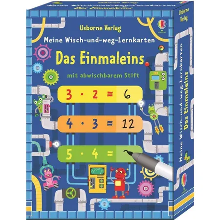 Usborne Verlag Meine Wisch-und-weg-Lernkarten: Das Einmaleins
